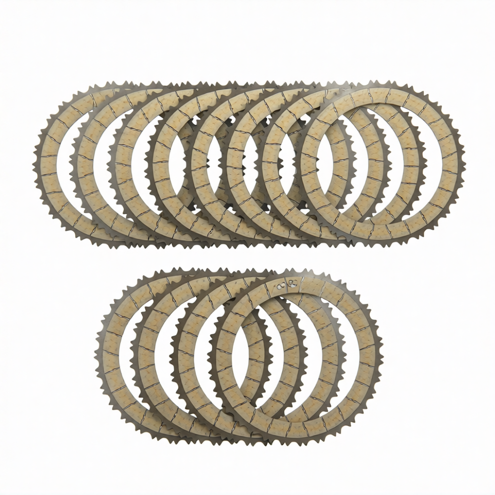 Friction plate kit for double wet clutch VAG 0CK 0CL 0CJ DL382 [ID 131 mm, 30 teeth 4 discs (single-sided) 2.45 mm thick 8 discs (double-sided) 2.05 mm thick